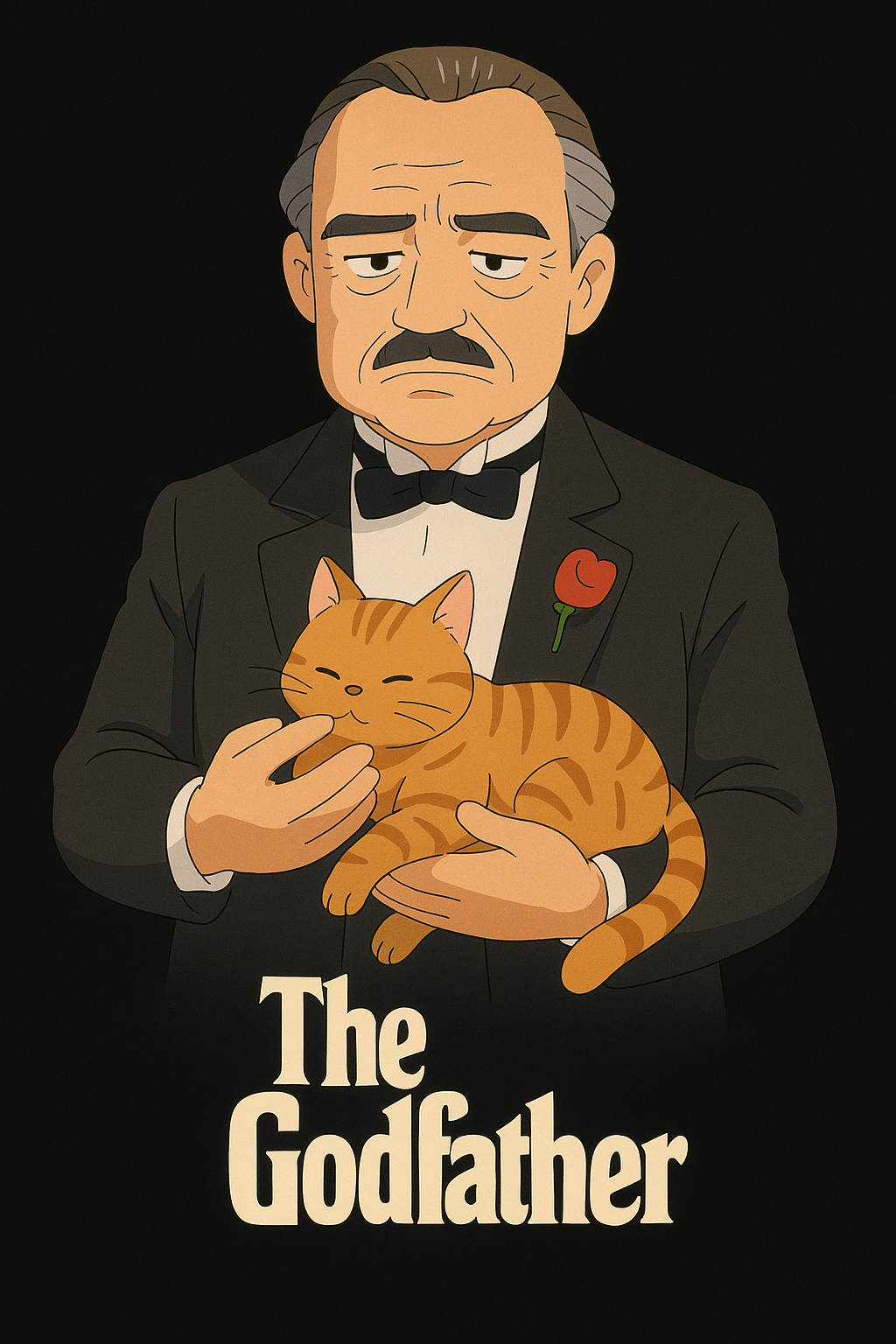 The inception film poster in Studio Ghibli style